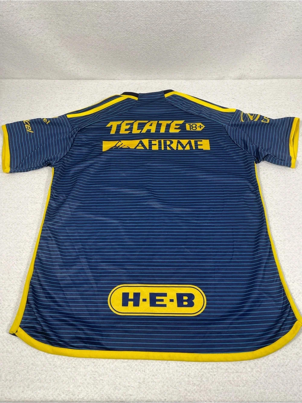 adidas Tigres UANL Soccer Jersey Shirt (Large) Blue/Yellow. SKU#0531